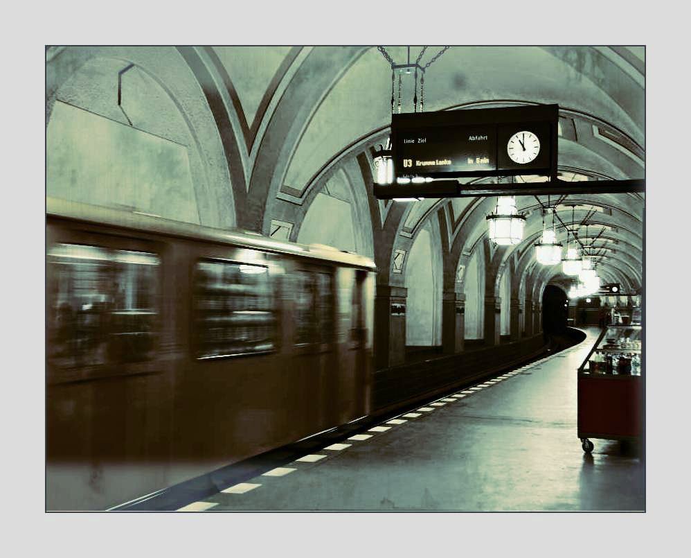 Vorsicht an der Bahnsteigkante