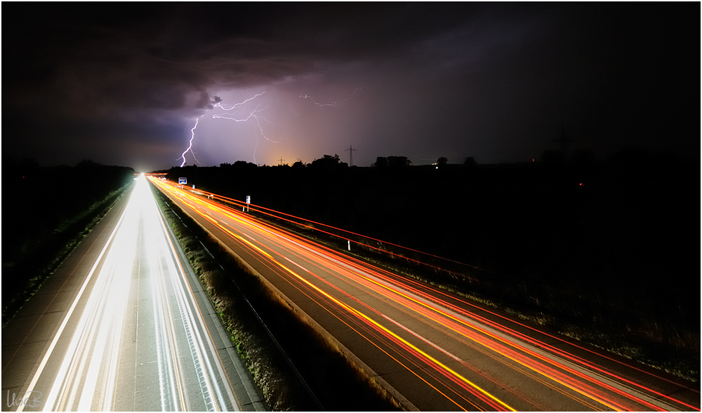 Vorsicht Blitzer auf der A92