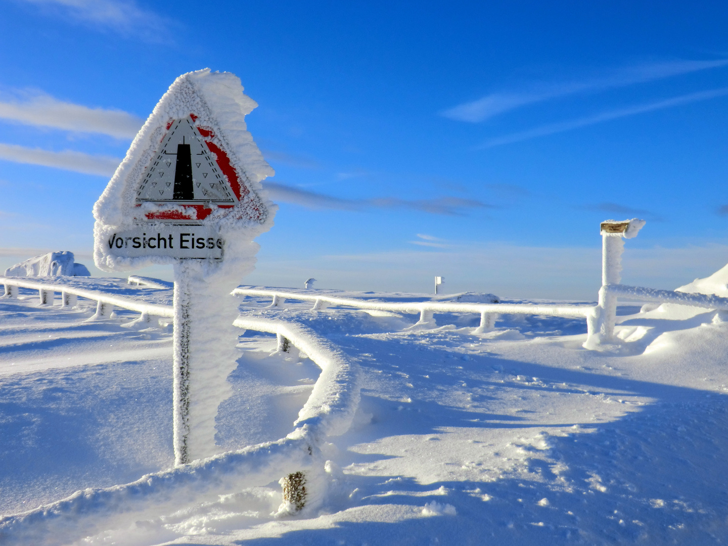 Vorsicht Eisschlag