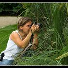 Vorsicht! Fotografen lauern im Botanischen Garten.....