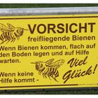 Vorsicht freifliegende Bienen