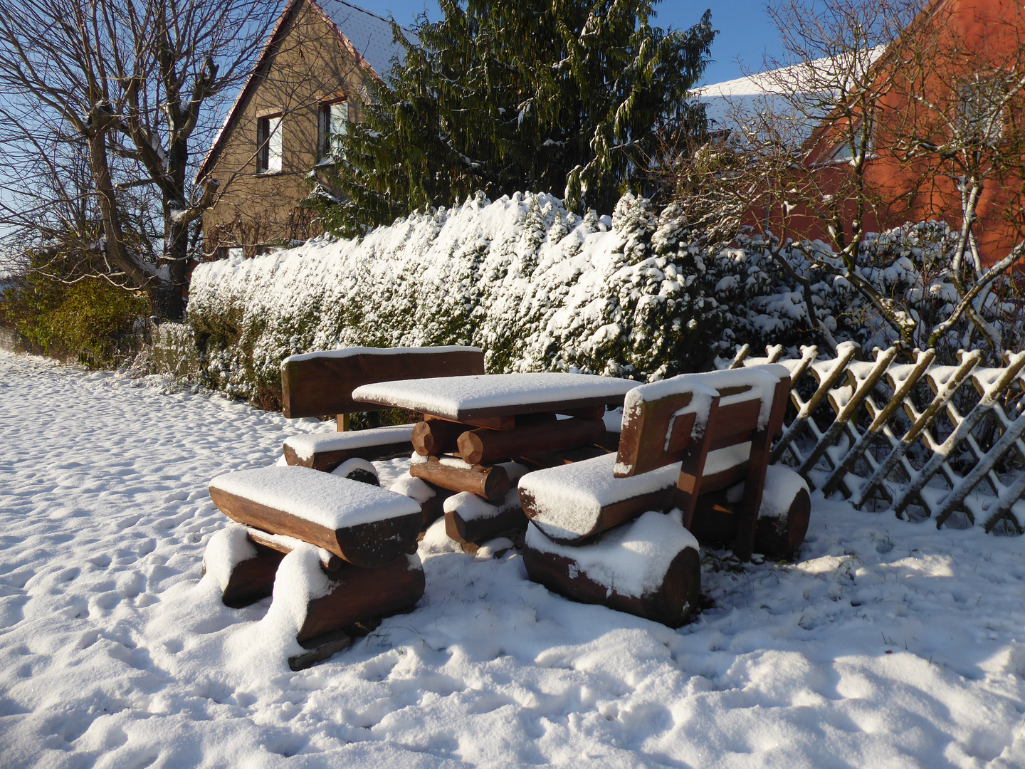 Vorsicht, frischer Schnee