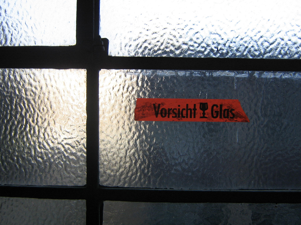 Vorsicht Glas