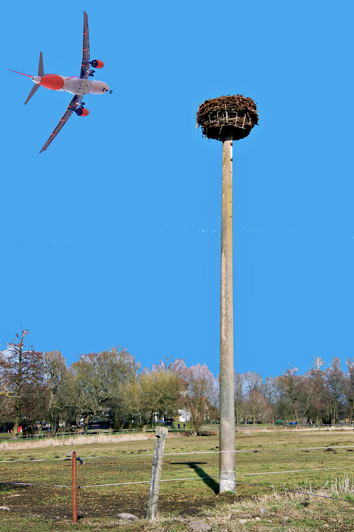 Vorsicht ! Kein Landeplatz für Sportflugzeuge.