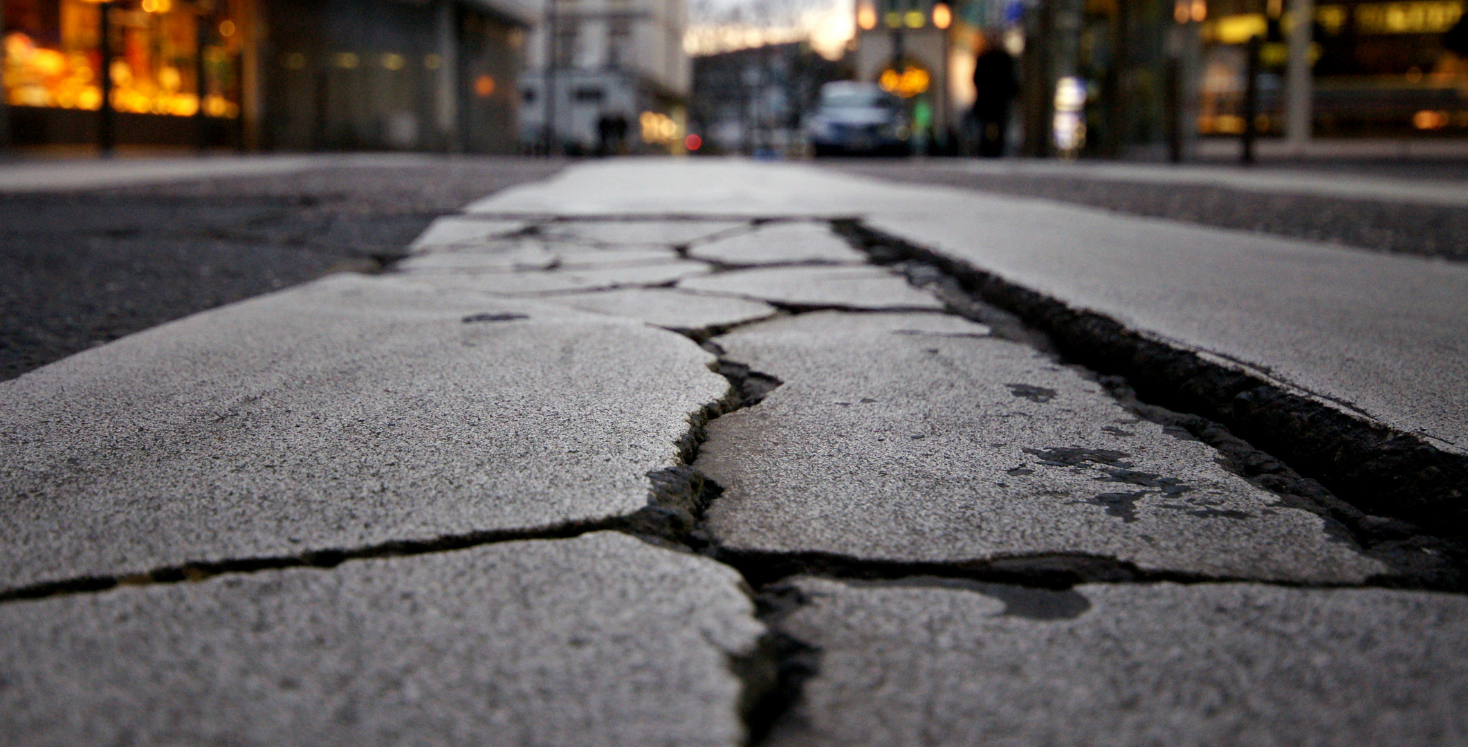 VORSICHT nicht stolpern