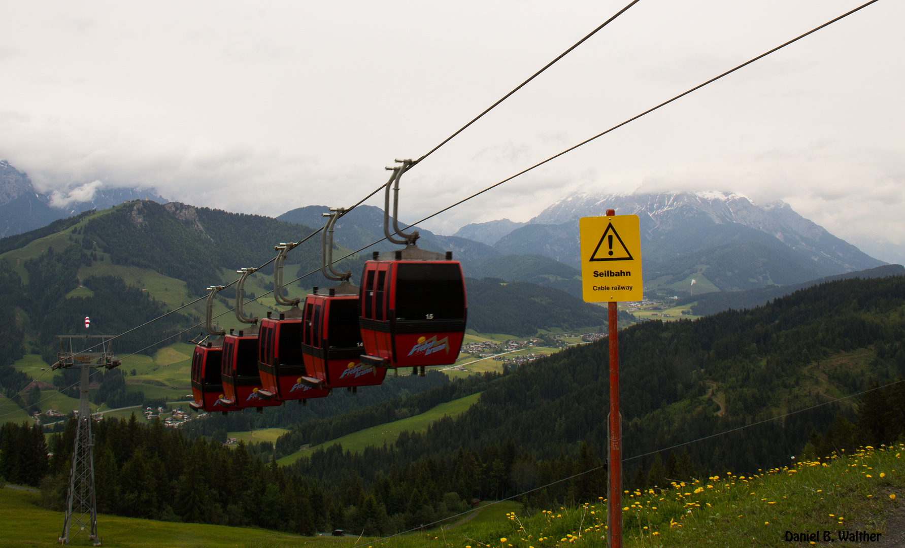 Vorsicht Seilbahn