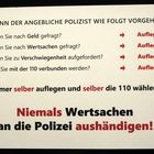 VORSICHT VOR FALSCHEN POLIZISTEN