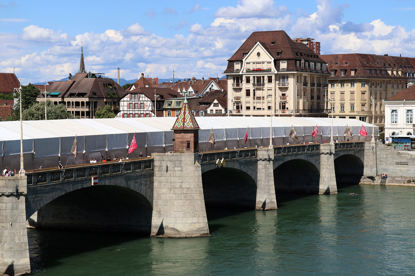Vorübergehend gedeckt Foto &amp; Bild | schweiz, basel, mittlere ...