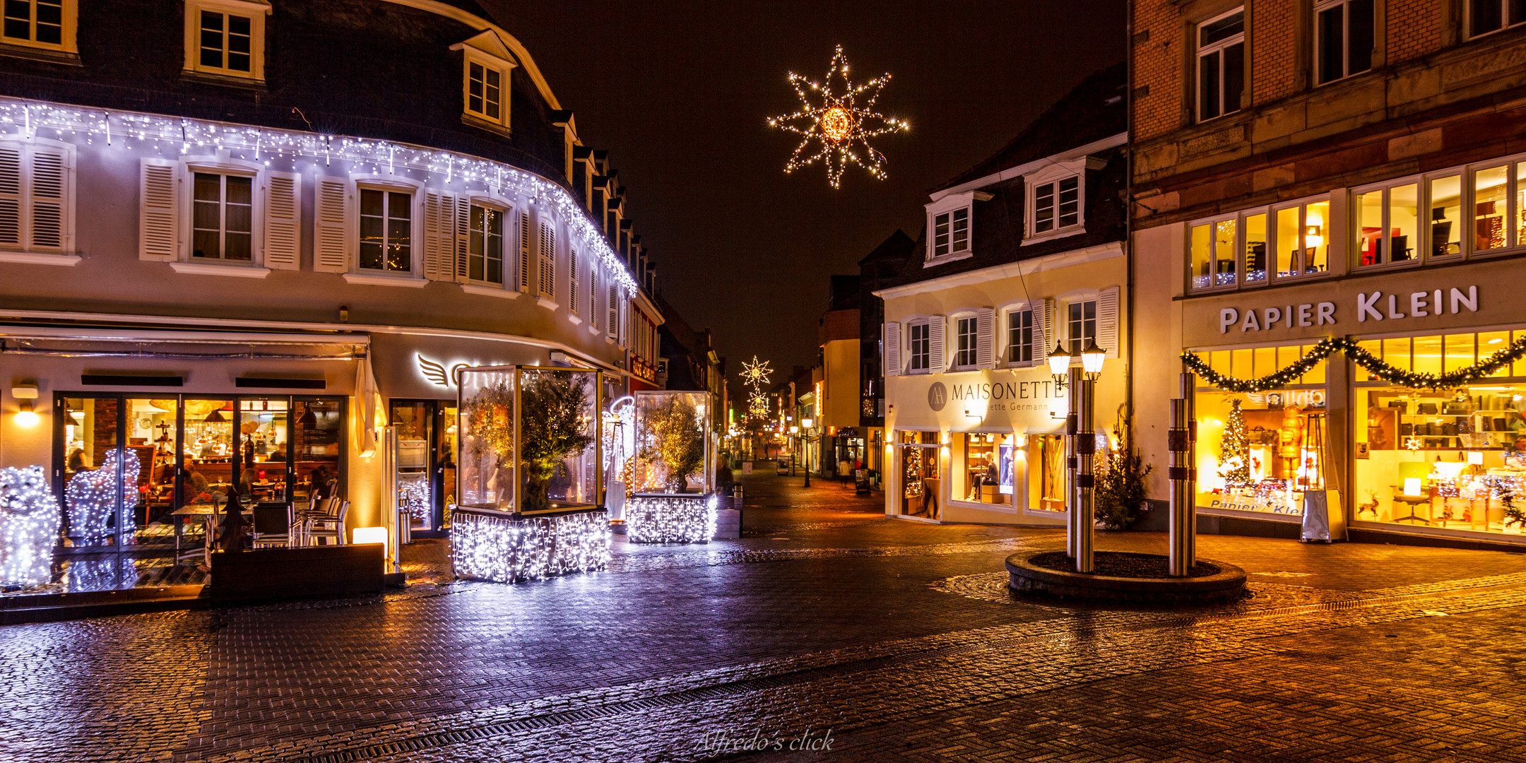 Vorweihnachtliche Zeit in Homburg aus vergangener Jahren.