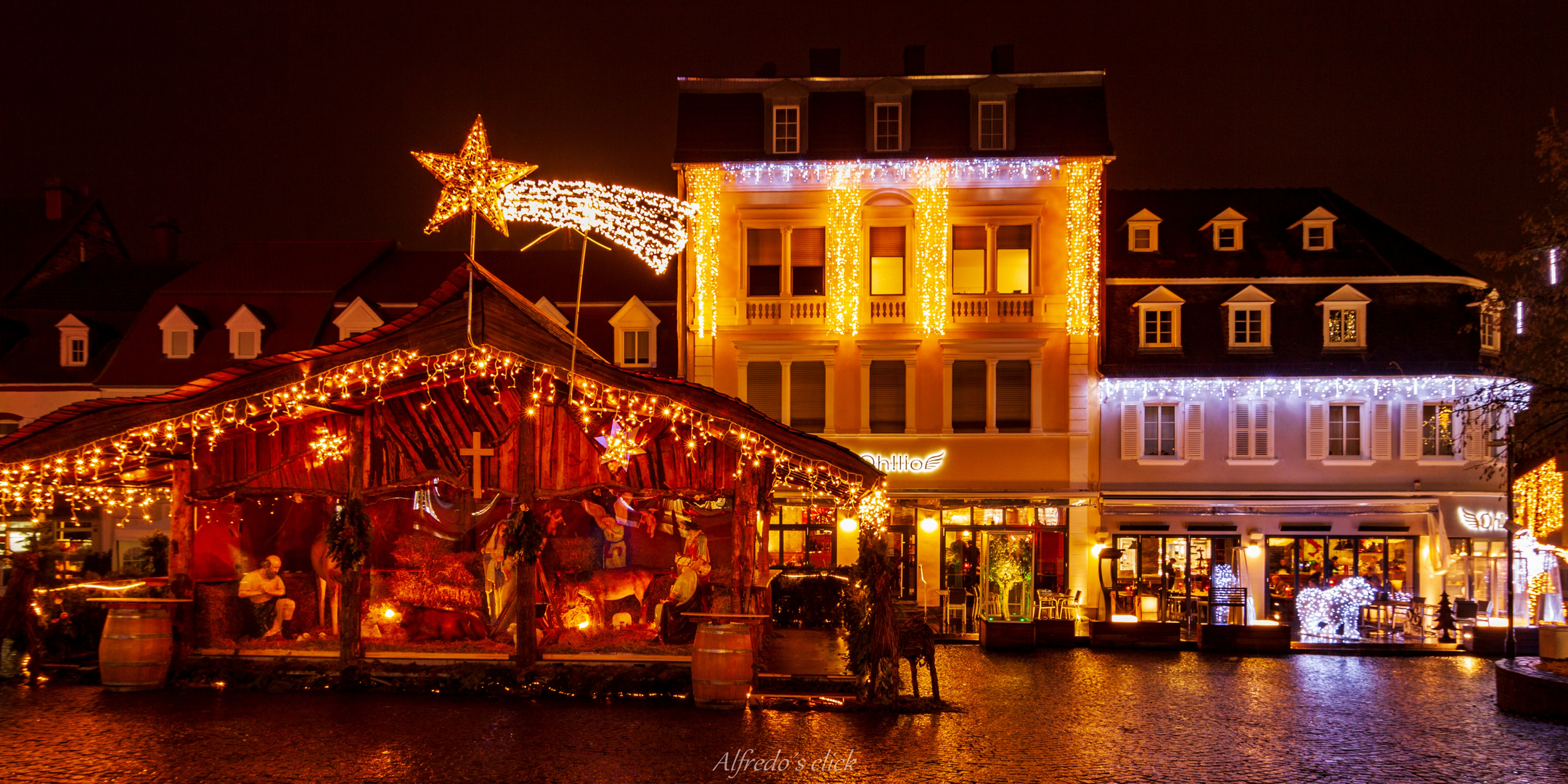 Vorweihnachtliche Zeit in Homburg aus vergangener Jahren.