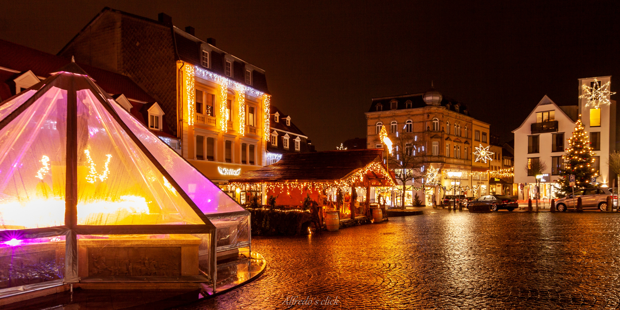 Vorweihnachtliche Zeit in Homburg aus vergangener Jahren.