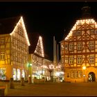 Vorweihnachtlicher Marktplatz in Grünberg