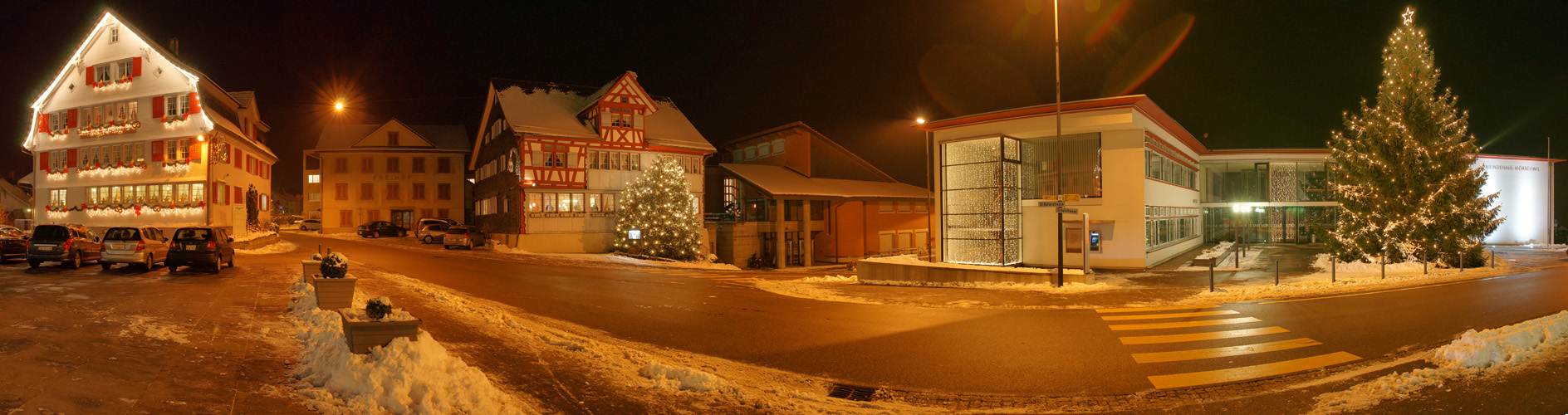Vorweihnachtliches Dorfzentrum Mörschwil