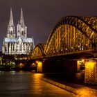 Vorweihnachtliches Köln bei Nacht