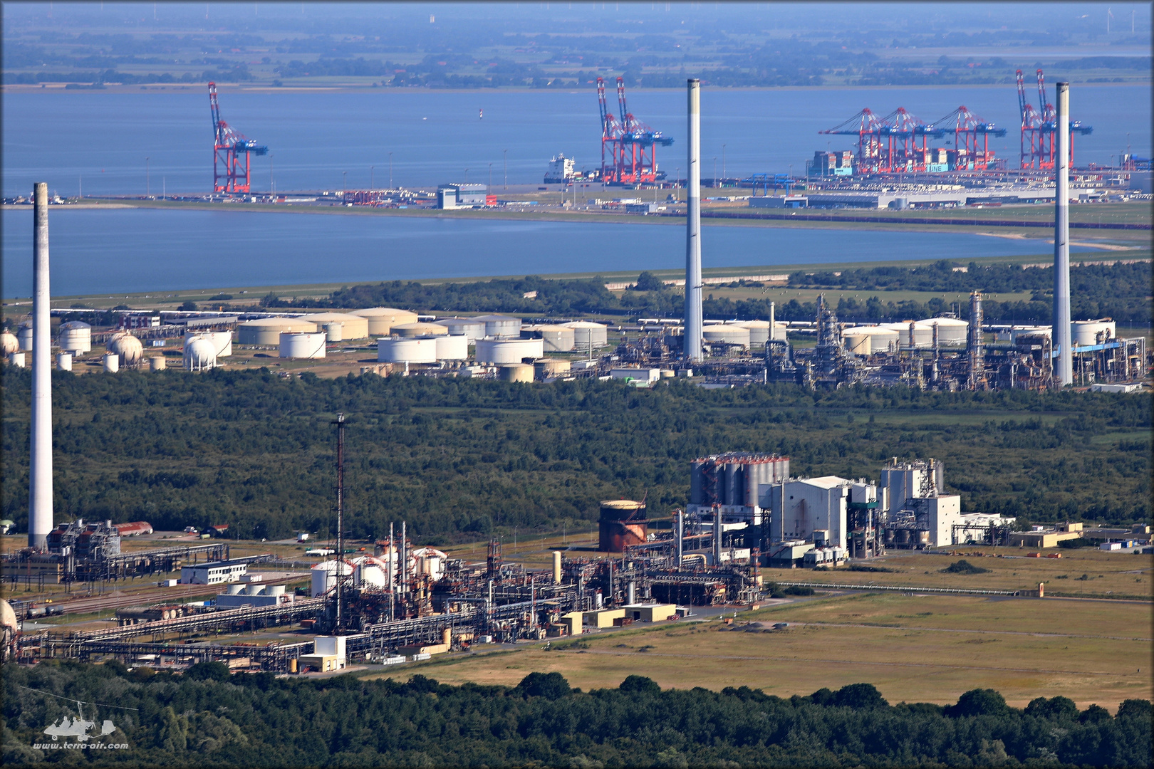 Voslapper Groden im Luftbild (aerial)