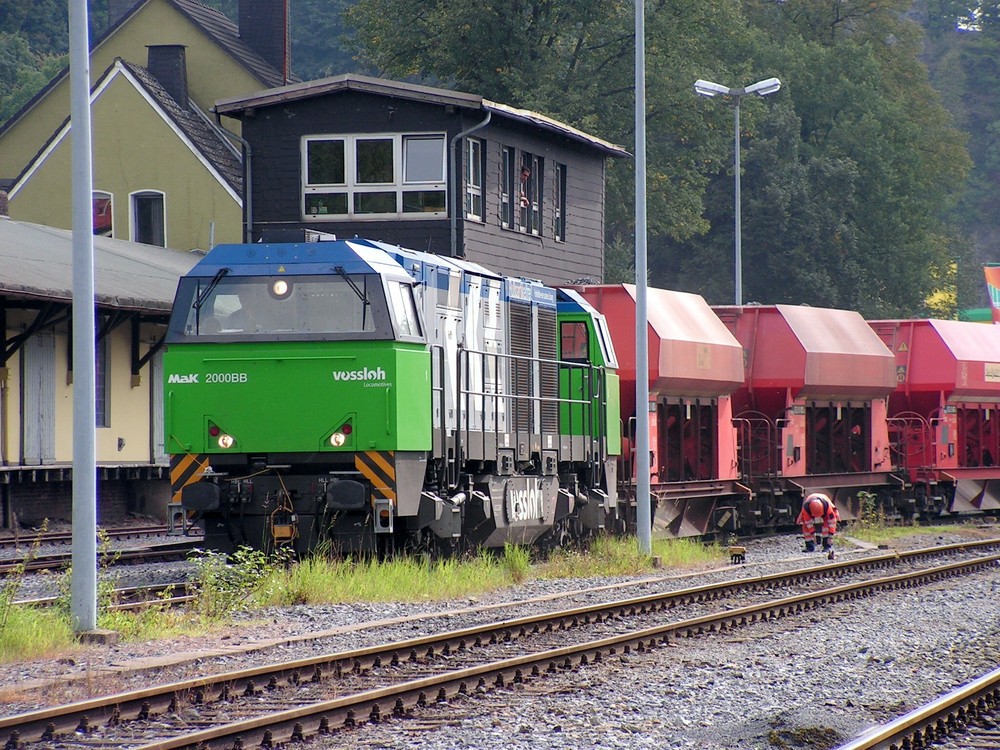 Vossloh G 2000-4 zu Testfahrten bei der WLE