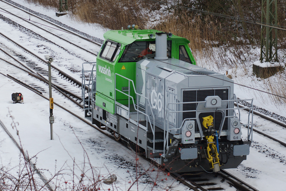 Vossloh G6 auf Testfahrt