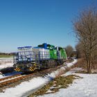 Vossloh Lokomotiven auf Testfahrt.