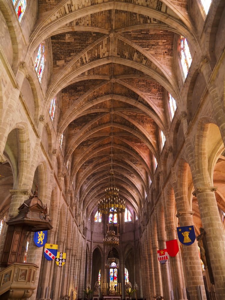 Voûte de la Cathédrale Saint-Jean-Baptiste  -  Bazas