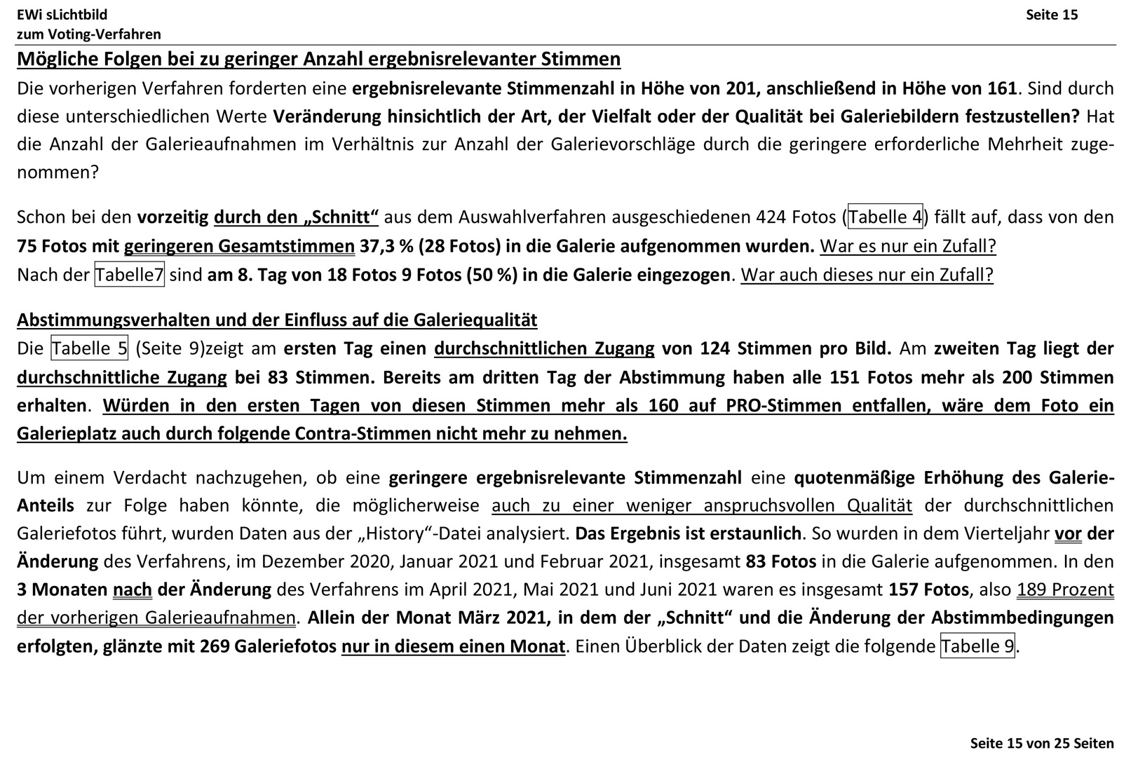 Voting- Rückblick Seite 15     ***  ZUM BLÄTTERN BITTE DIE LINKS VERWENDEN! ***