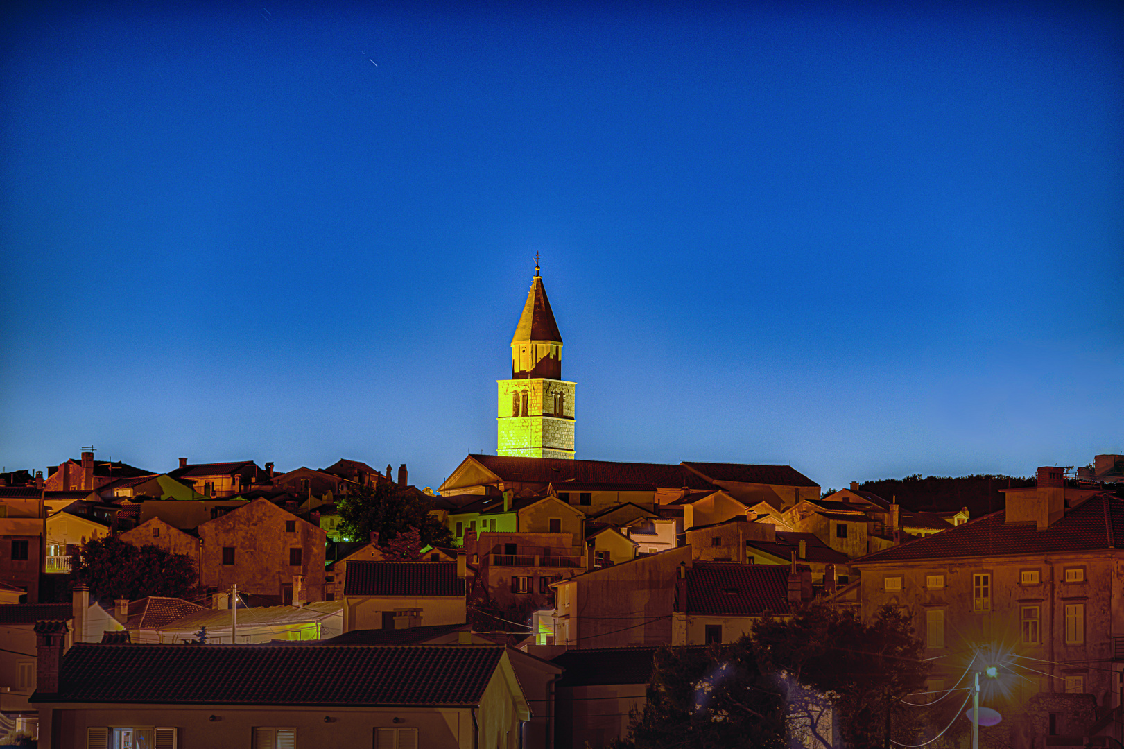 Vrbnik bei Nacht ...