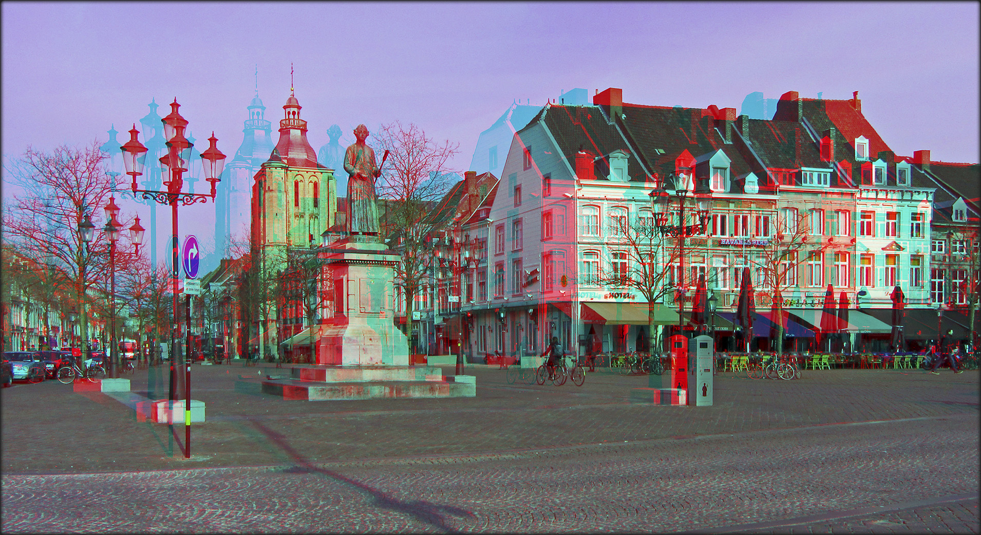 Vrijthof in Maastricht (3D)