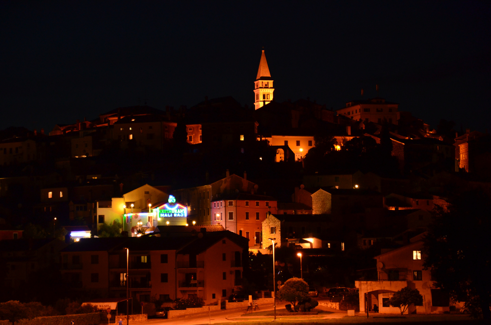 Vrsar by night