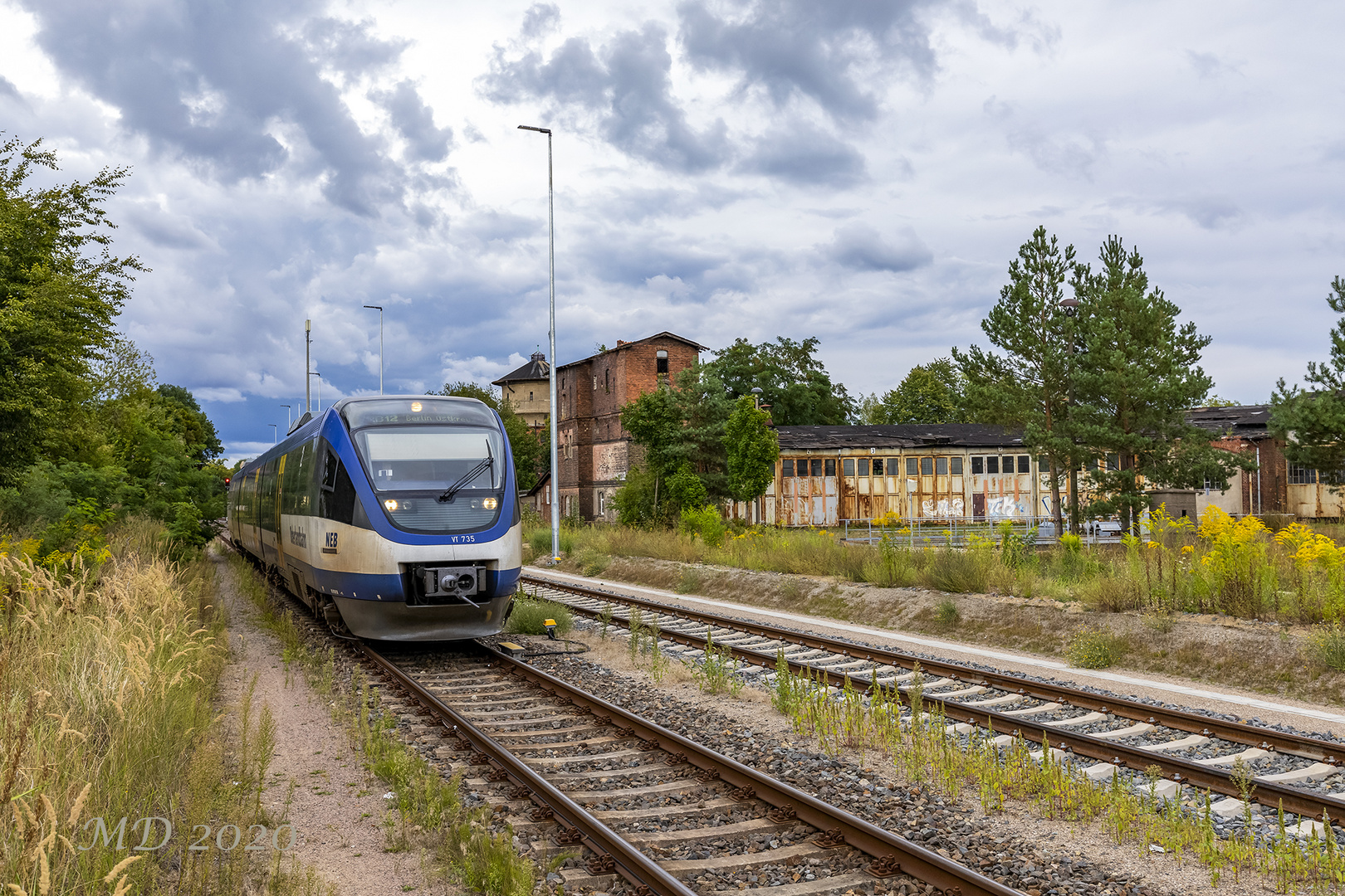 VT 735 der NEB in Templin