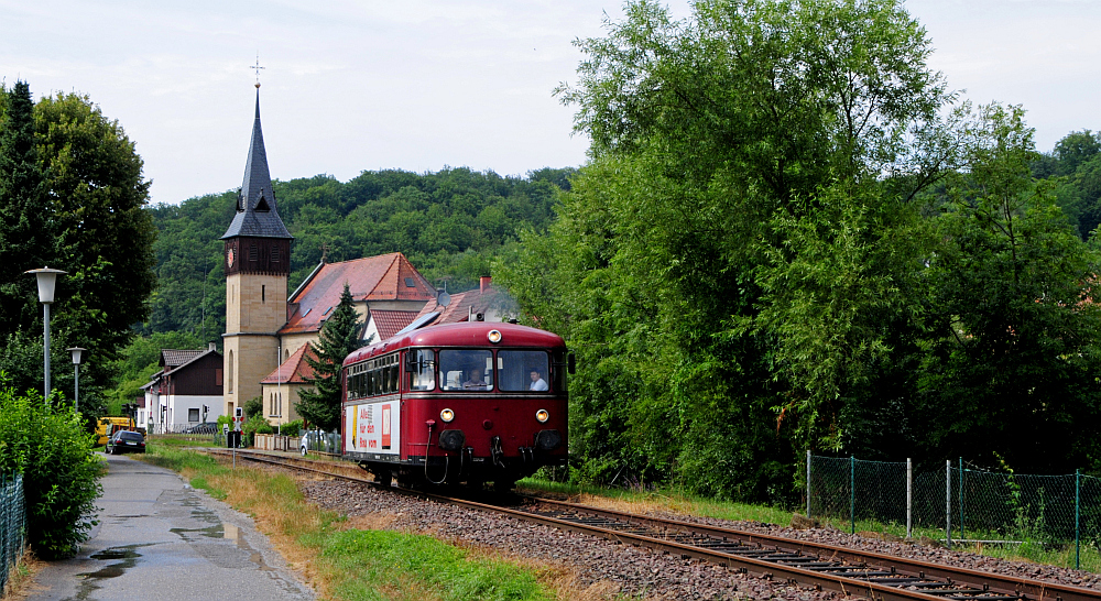 VT 98 auf der Krebsbachtalbahn