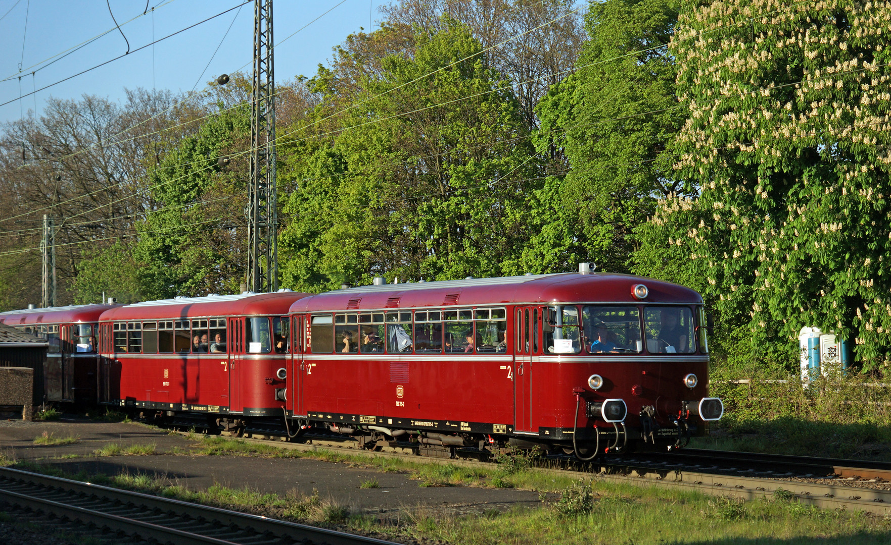 VT 98 auf Sonderfahrt von Bochum Dahlhausen nach Bonn