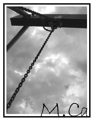 vu du ciel d'une balançoire geante...