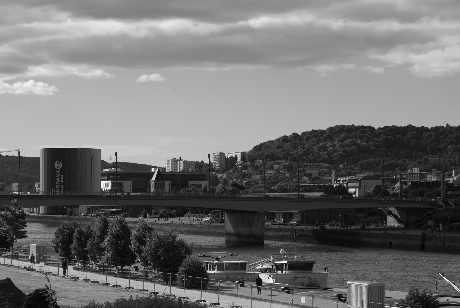 Vu sur les quais à Rouen