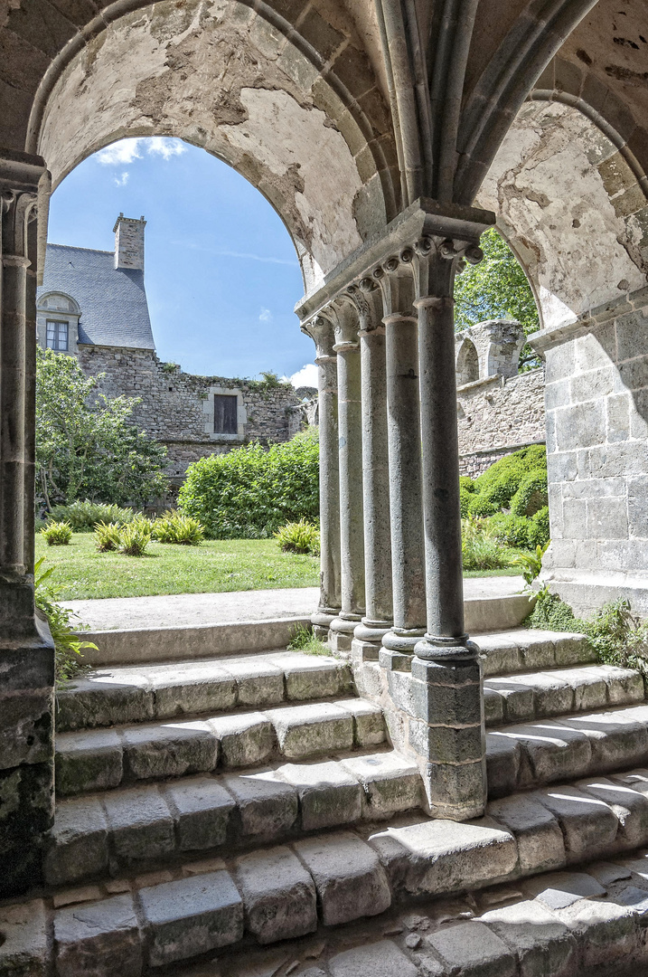 Vue à l'abbaye de Beauport à Paimpol 2