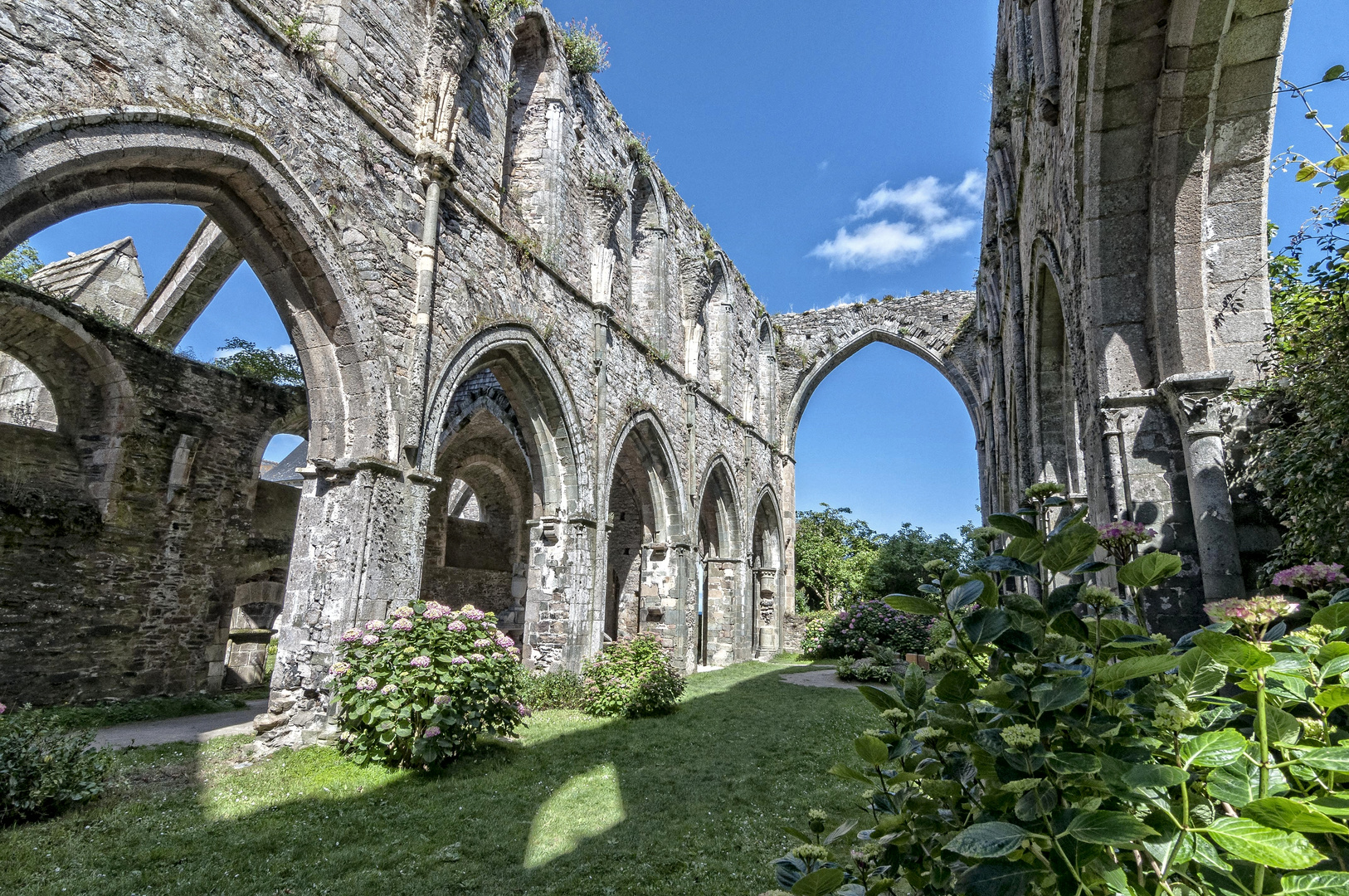 Vue à l'abbaye de Beauport à Paimpol 3