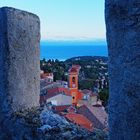 Vue à partir d’un créneau du Château de Roquebrune