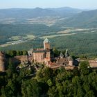 Vue aérienne château du haut koegnisbourg