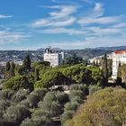 Vue aérienne du Parc des Arènes de Cimiez