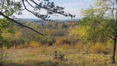 Vue automnale sur la vallée de la Baïse