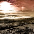 Vue de Gergovie en Auvergne