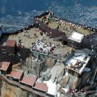 vue de l' aiguille du midi.