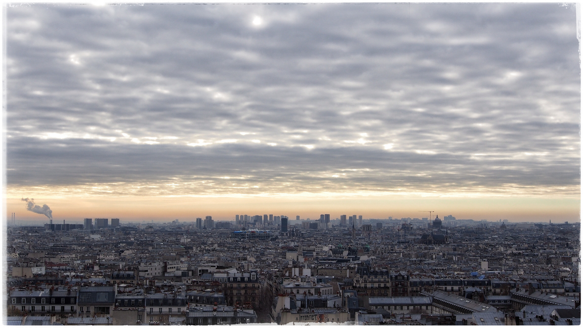 Vue de la butte Montmartre