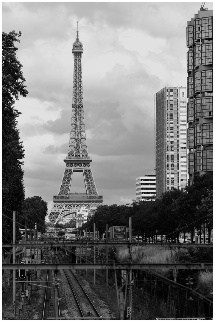 vue de la gare de javel