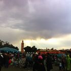 Vue de la place Jamaa El Fena à Marrakech