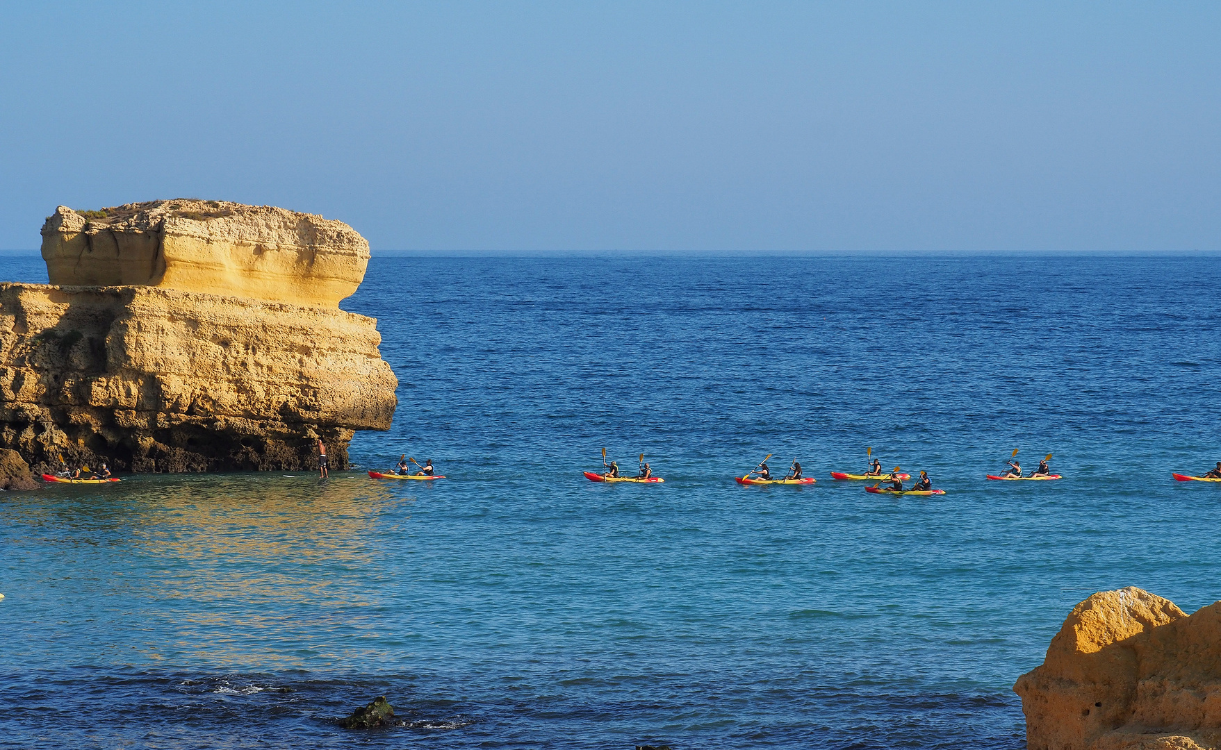 Vue de la Plage de Sao Rafael, Albufeira