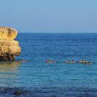 Vue de la Plage de Sao Rafael, Albufeira