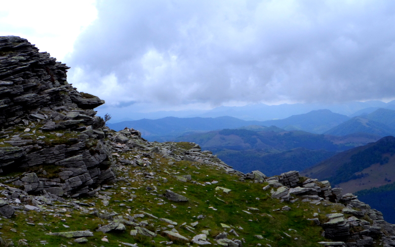 vue de la Rhune..tout en haut