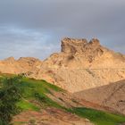 Vue de la route du Jebel Hafeet à partir du Parc Green  Mubazzarah