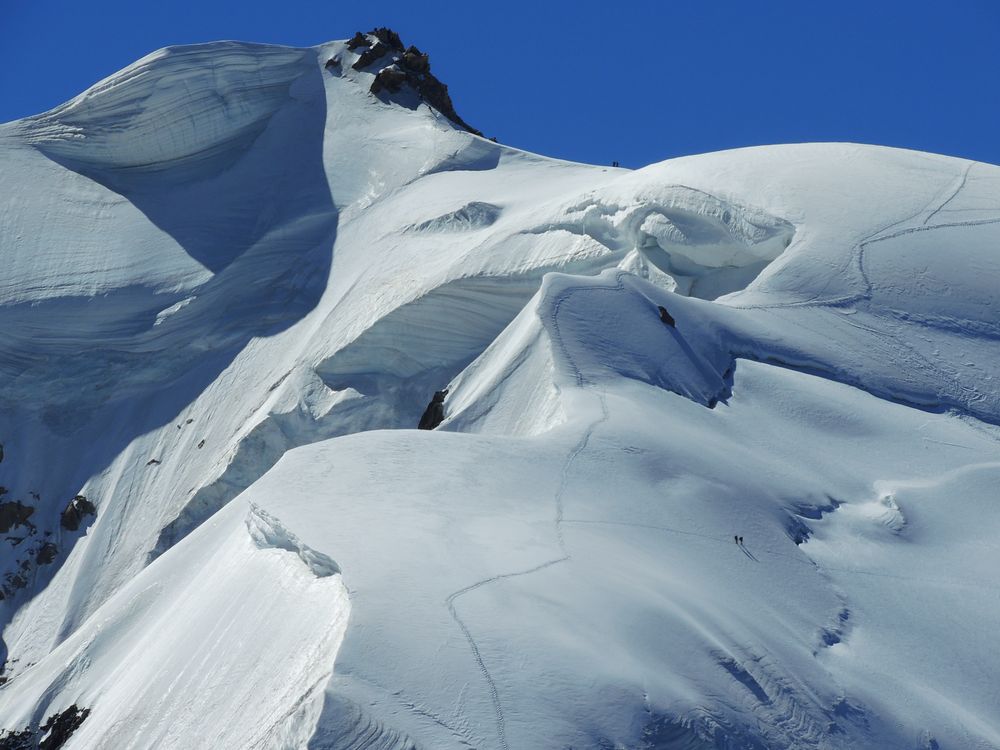 Vue de l'aiguille du midi by Lydia DUMONT DAVID 