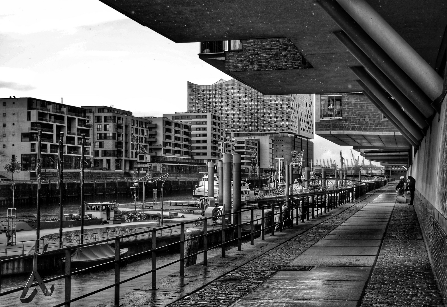 Vue de l'Elbphilharmonie