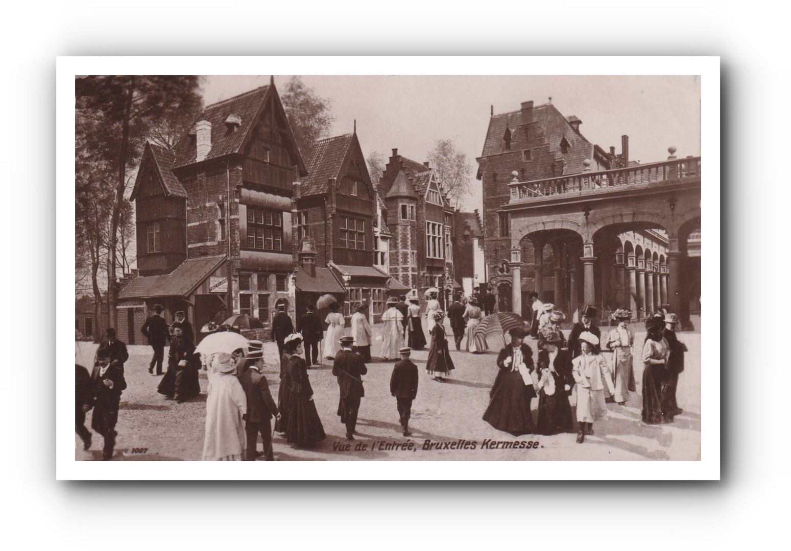 Vue de l'Entrée - BRUXELLES Kermesse - 13.08.1910